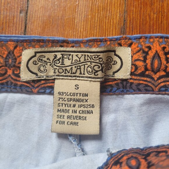 Colourful fitted pants, sz XS - Picture 6 of 8